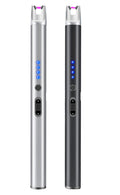 2 Pack Electric Candle Lighter USB Rechargeable Lighters Windproof Plasma Arc Lighters Flameless Type C Long Lighter with Safety Switch for Candle BBQ Camping Birthday Fireworks